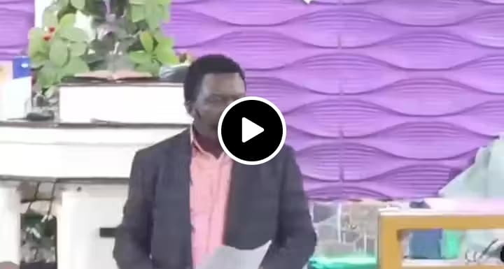 Kenyan Pastor Slaps Church Member For Sleeping In Church (Video) 1 Kenyan Pastor Slaps Church Member For Sleeping In Church (Video)